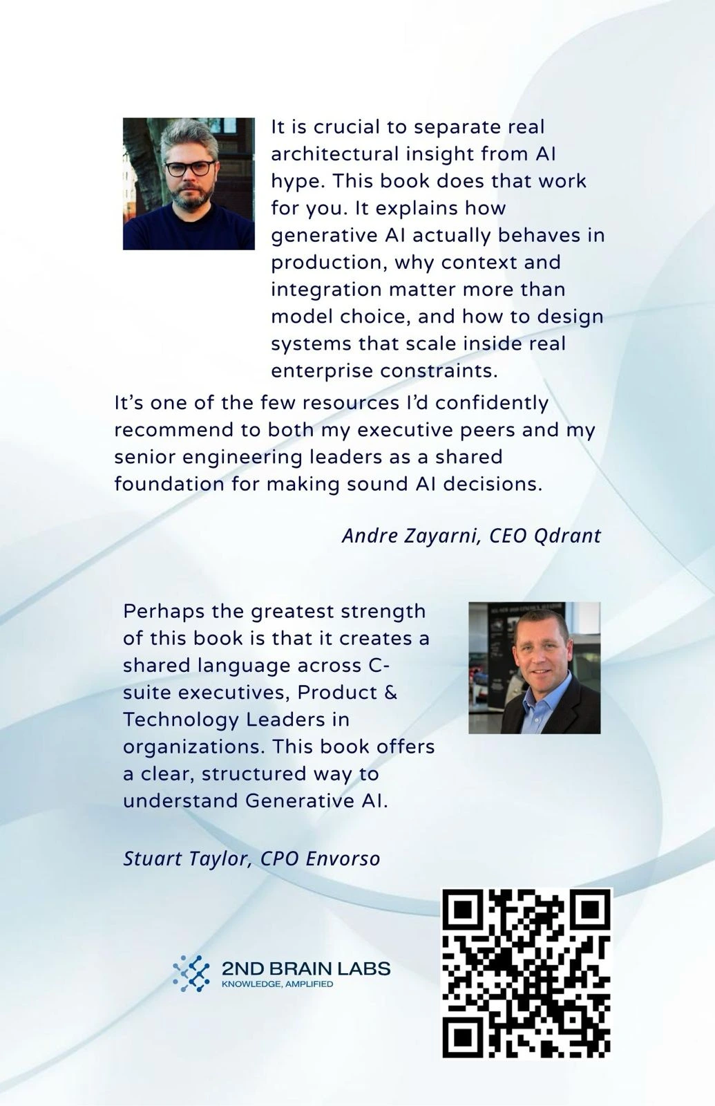 Empowering Enterprises with Generative AI — back cover